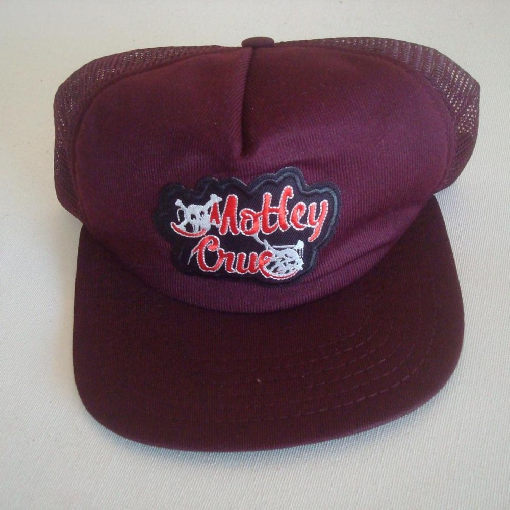 MOTLEY CRUE‎ NEW ERA 80S S/M HAT CAP VINTAGE Y2K 00S S4